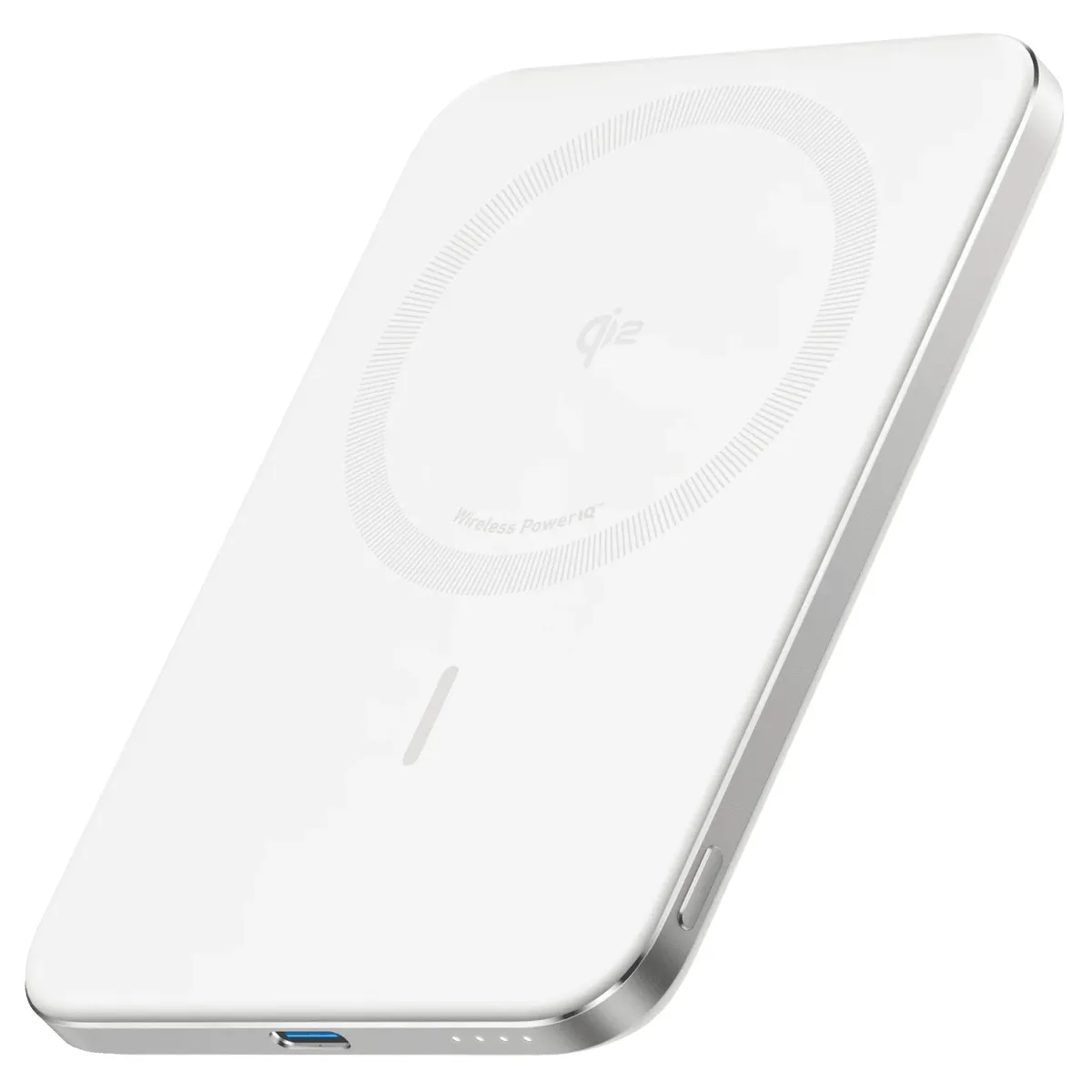 Універсальна мобільна батарея Anker Nano MagGo Slim 5000mAh 20W White (A1665H21) - зображення 1
