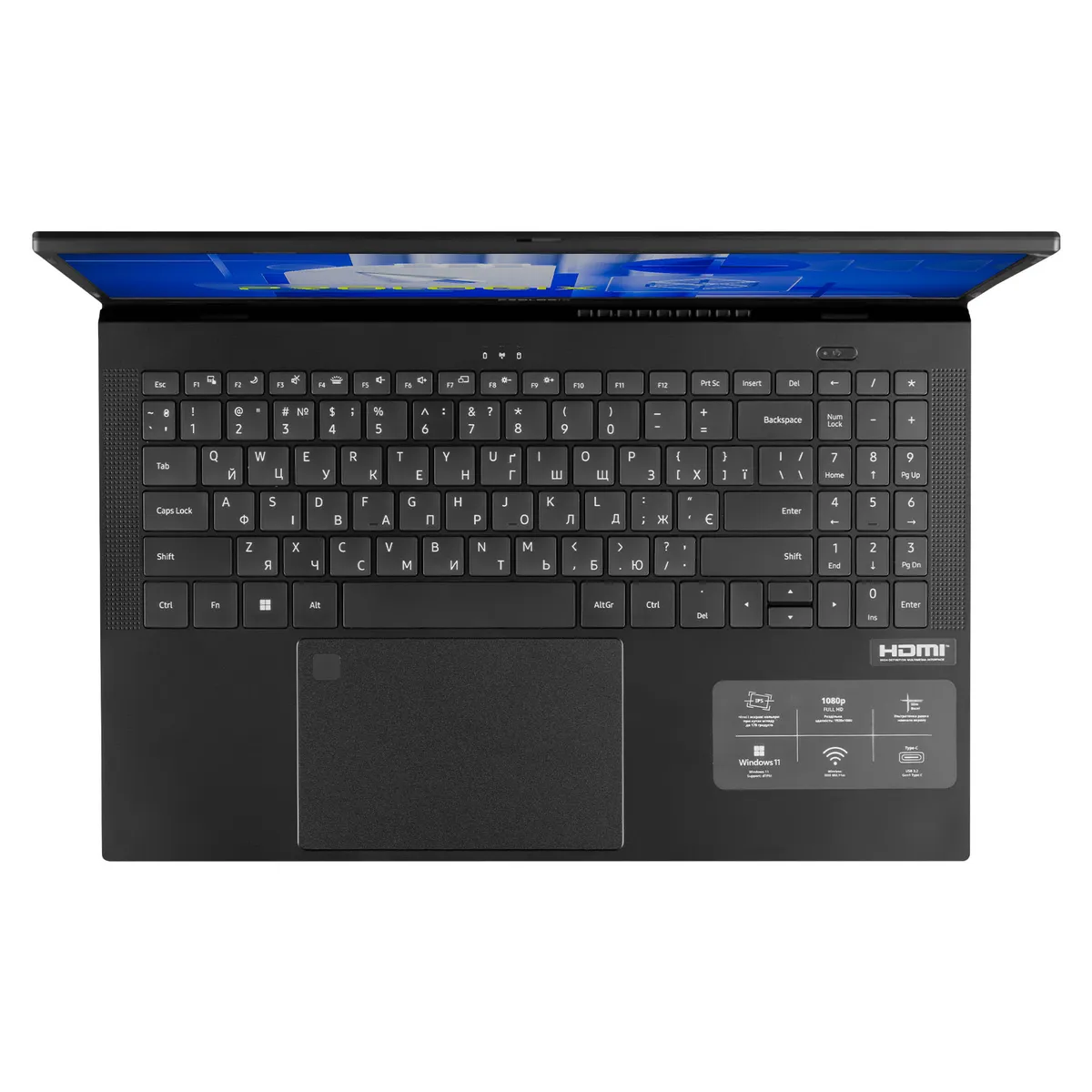 Ноутбук Prologix M15-725 (PLN725.I513.8.S3.WP11.155) Black - мініатюра 8