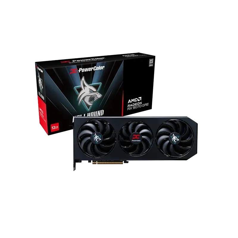 Відеокарта AMD Radeon RX 9070 GRE 12GB GDDR6 Hellhound PowerColor (RX9070GRE 12G-L/OC) - мініатюра 4