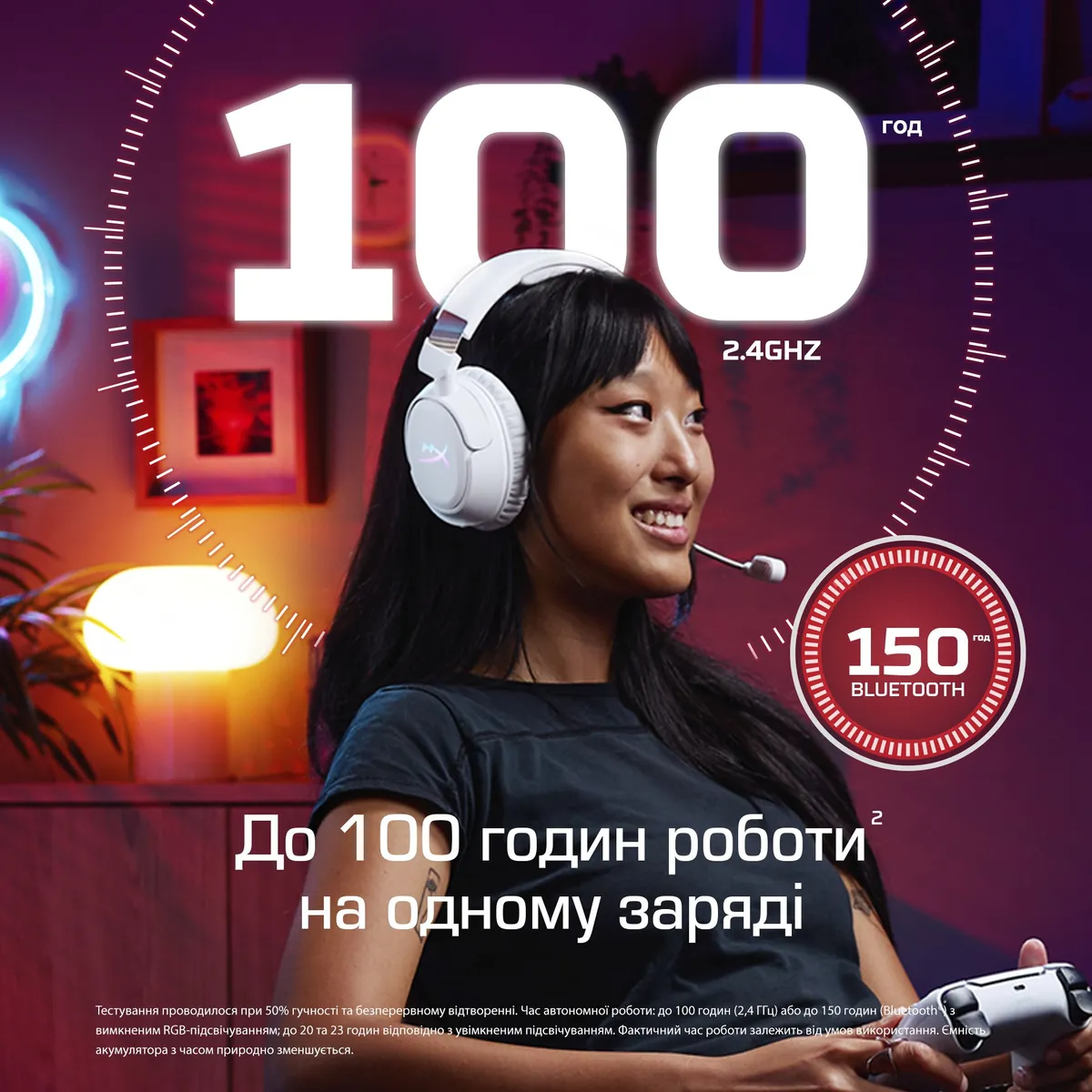 Bluetooth-гарнітура HyperX Cloud Flight 2 Wireless Black (B5VC4AA) - мініатюра 2