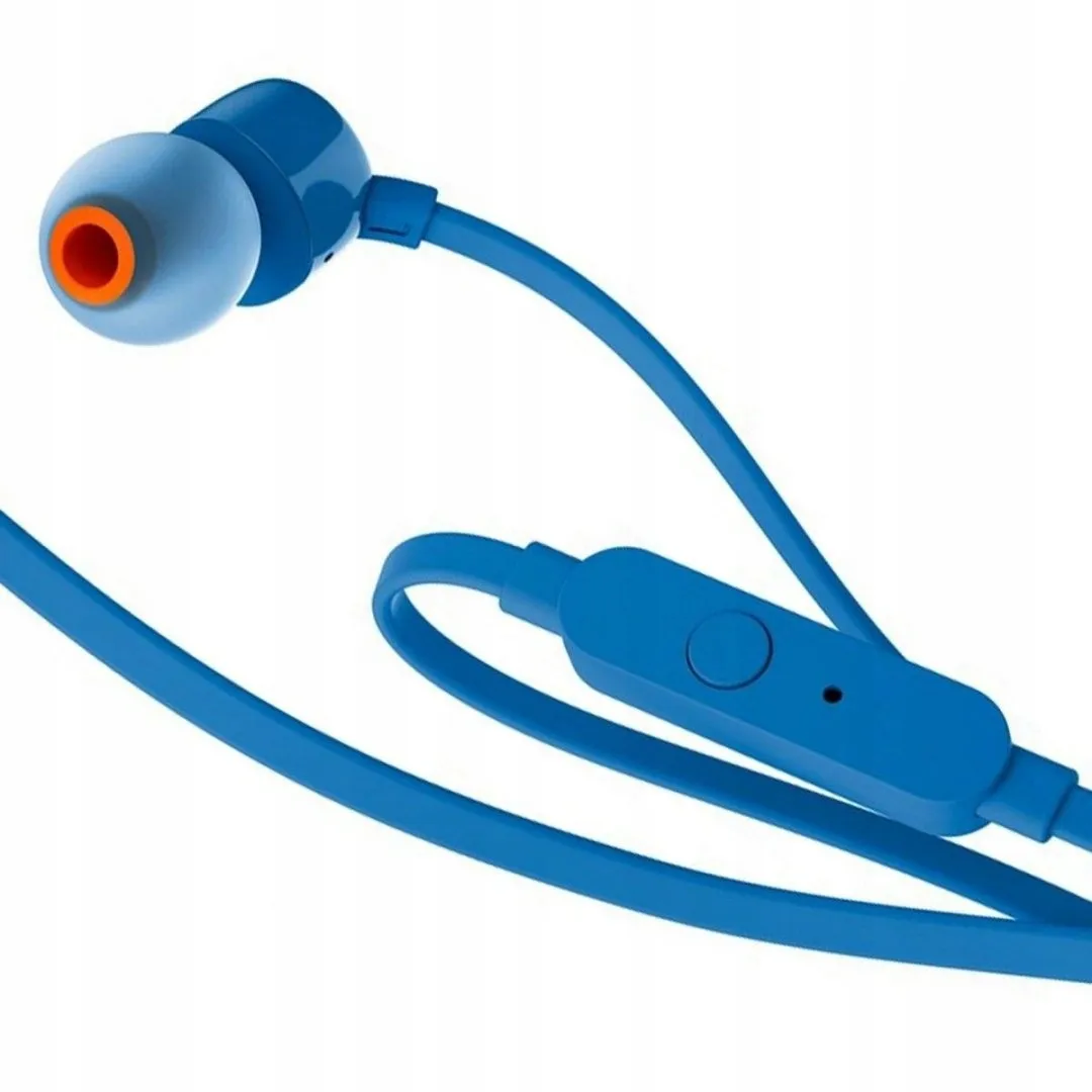 Гарнітура JBL T110 Blue (JBLT110BLU) - мініатюра 3