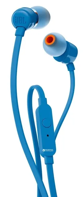 Гарнітура JBL T110 Blue (JBLT110BLU) - мініатюра 9