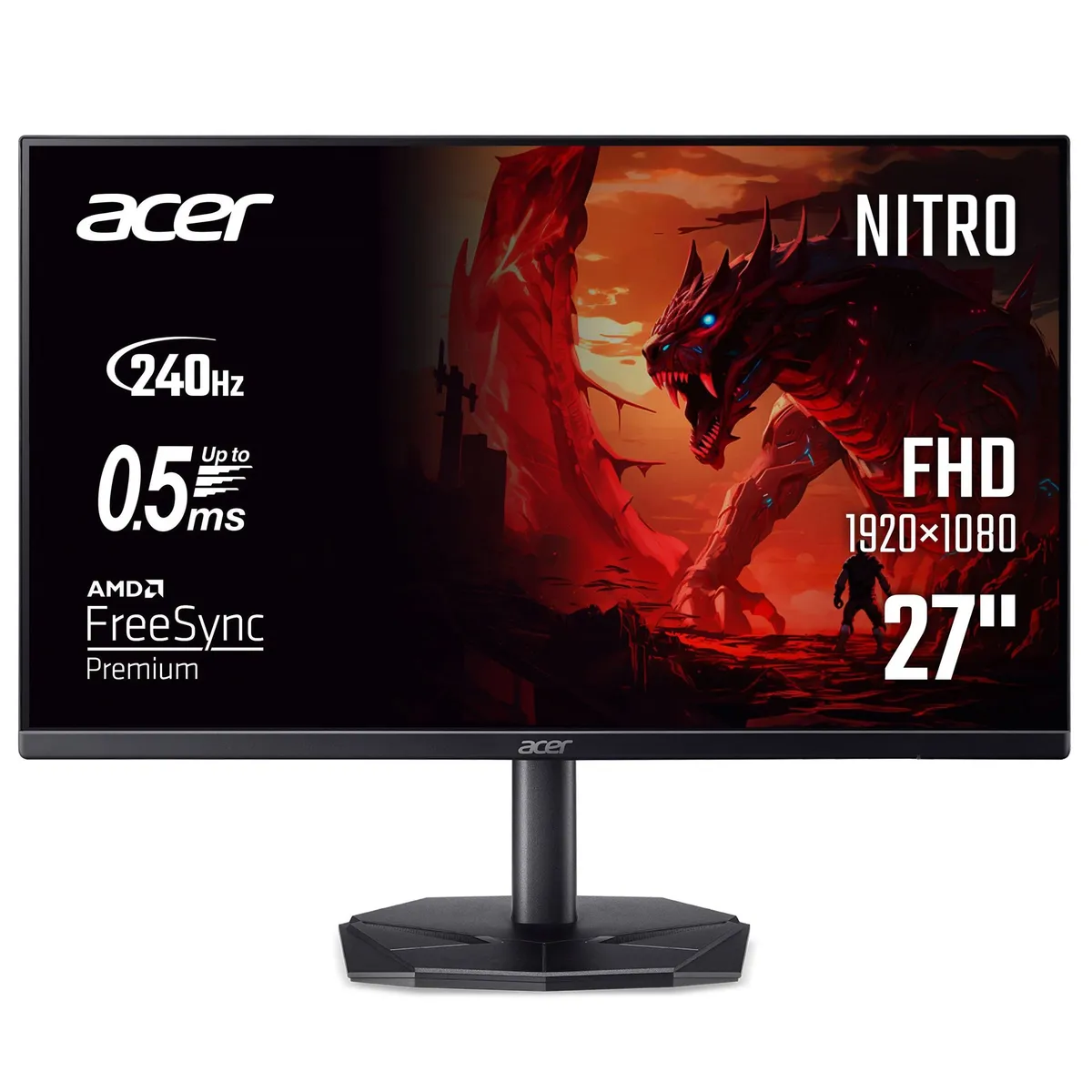 Монiтор Acer 27" Nitro KG270W5bmiipx (UM.HX0EE.506) IPS Black 260Hz