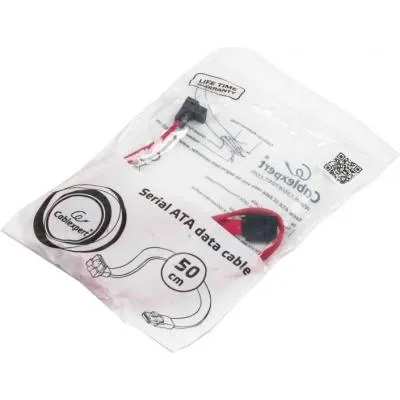 Кабель для передачі даних SATA III 0.5m Cablexpert (CC-SATAM-DATA90) - мініатюра 4