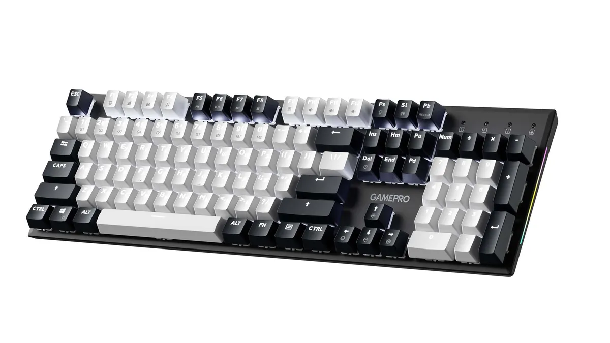 Дротова механічна клавіатура GamePro Genesis Metallic (MK144B) 100% Red switches - мініатюра 2