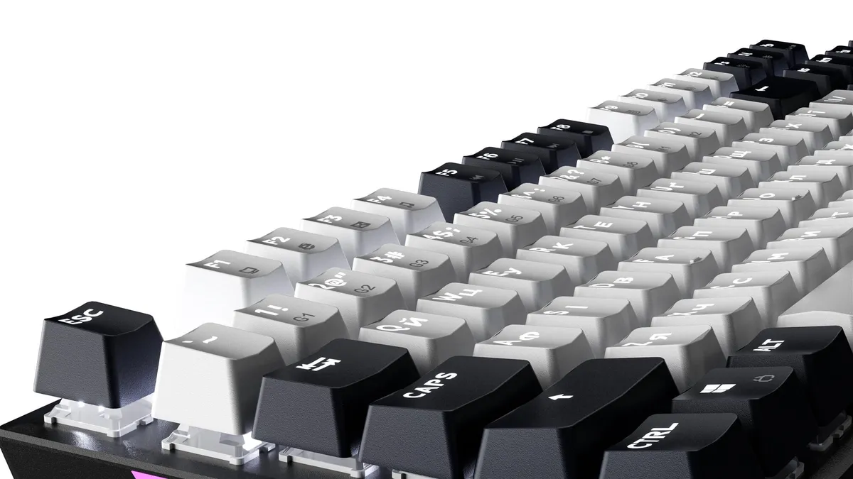 Дротова механічна клавіатура GamePro Genesis Metallic (MK144B) 100% Red switches - мініатюра 4