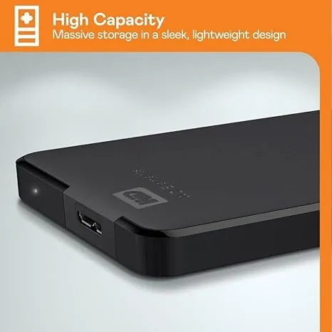 Зовнішній жорсткий диск 2.5" USB 2.0TB WD Elements Portable Black (WDBU6Y0020BBK-WESN) - мініатюра 10