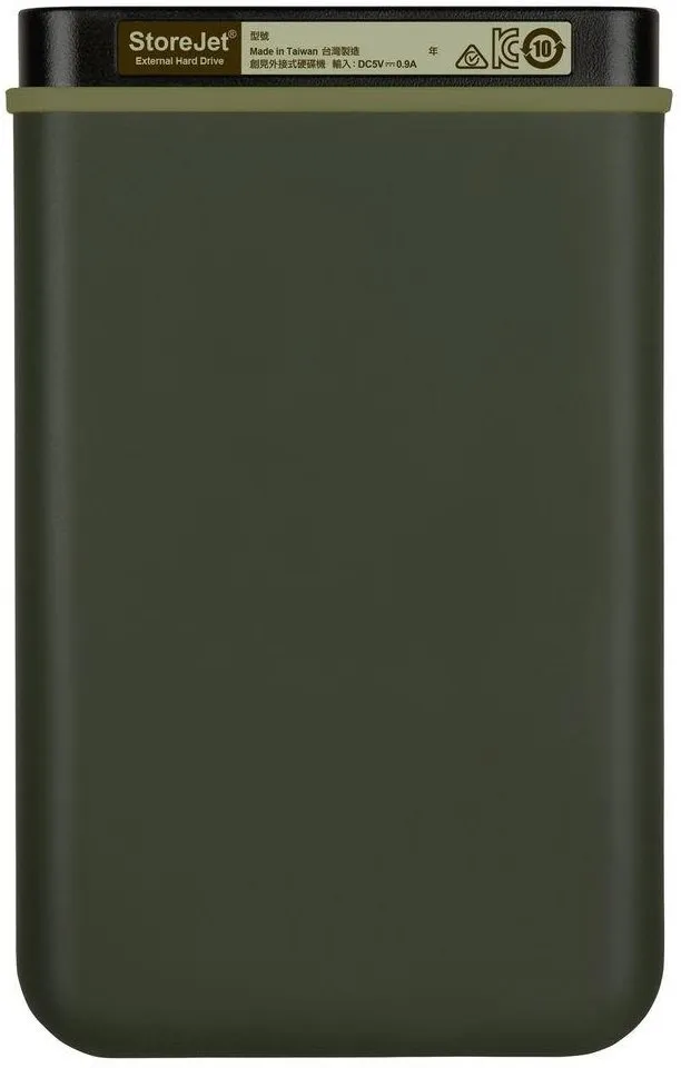 Накопичувач зовнiшнiй HDD 2.5" USB 2.0TB Transcend StoreJet 25M3 Military Green Slim (TS2TSJ25M3G) - мініатюра 3
