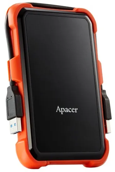 Зовнішній жорсткий диск 2.5" USB 1.0TB Apacer AC630 Black/Orange (AP1TBAC630T-1) - мініатюра 2