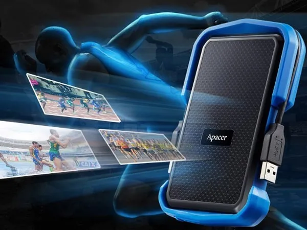Зовнішній жорсткий диск 2.5" USB 1.0TB Apacer Apacer AC631 Black/Blue (AP1TBAC631U-1) - мініатюра 10