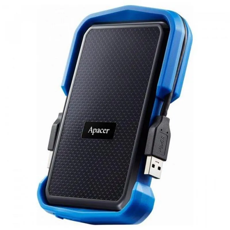 Зовнішній жорсткий диск 2.5" USB 1.0TB Apacer Apacer AC631 Black/Blue (AP1TBAC631U-1) - мініатюра 3