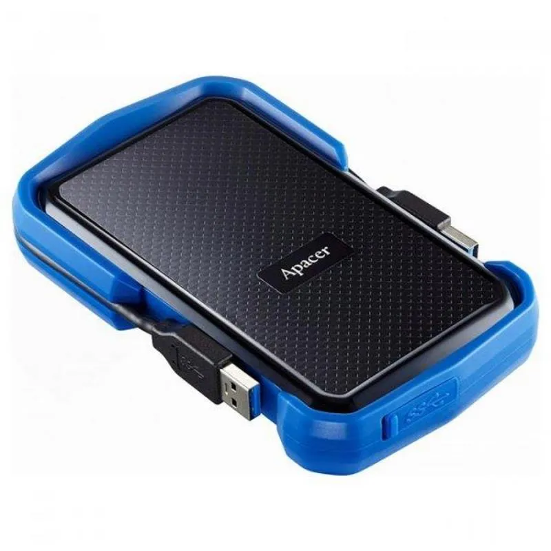 Зовнішній жорсткий диск 2.5" USB 1.0TB Apacer Apacer AC631 Black/Blue (AP1TBAC631U-1) - мініатюра 4