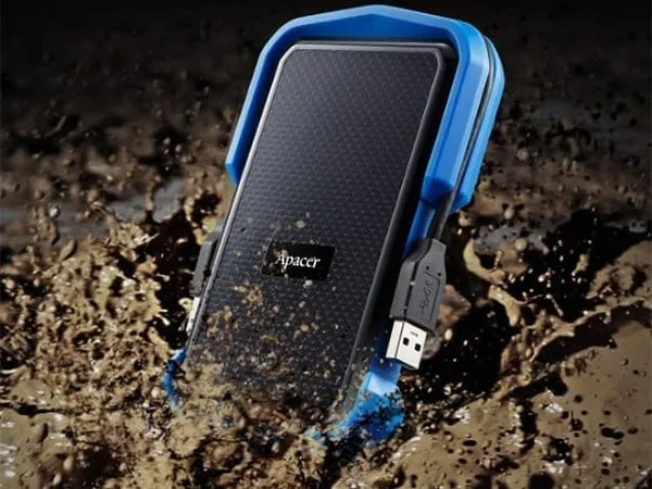 Зовнішній жорсткий диск 2.5" USB 1.0TB Apacer Apacer AC631 Black/Blue (AP1TBAC631U-1) - мініатюра 9