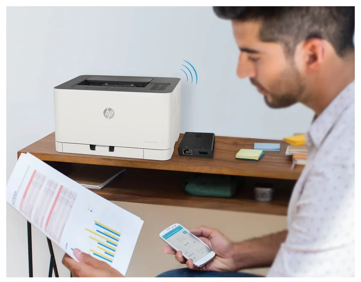 Принтер А4 HP Color Laser 150nw з Wi-Fi (4ZB95A) - мініатюра 14