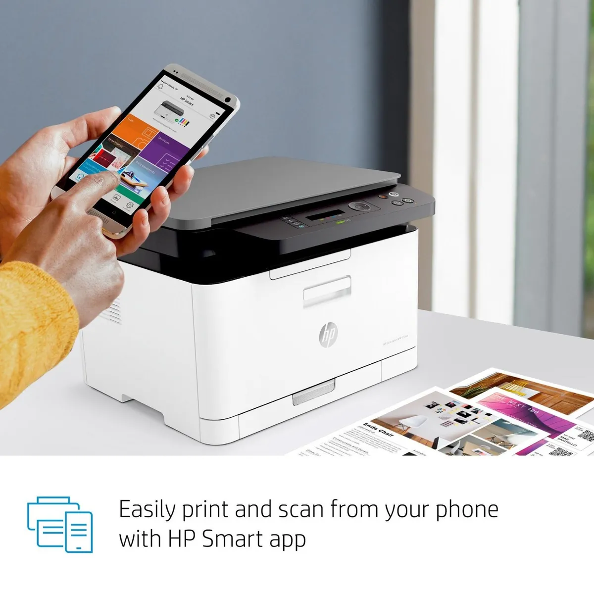 Багатофункціональний пристрій А4 кол. HP Color Laser 178nw з Wi-Fi (4ZB96A) - мініатюра 10