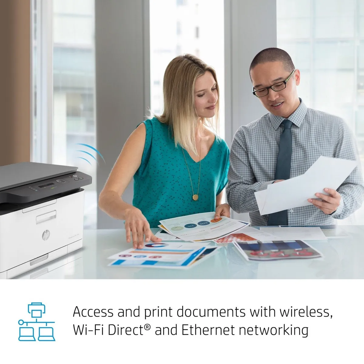 Багатофункціональний пристрій А4 кол. HP Color Laser 178nw з Wi-Fi (4ZB96A) - мініатюра 15