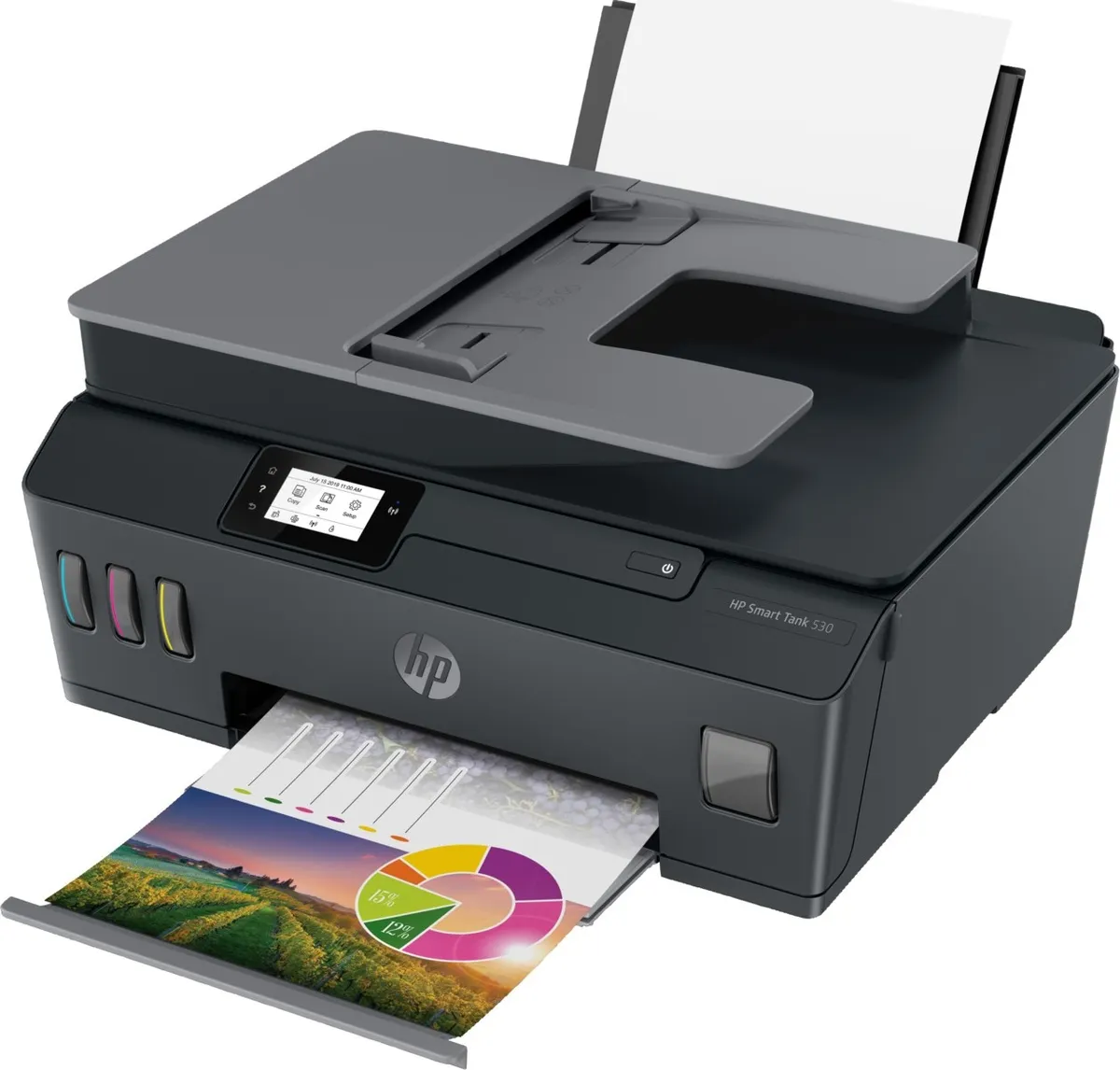 Багатофункціональний пристрій A4 кол. HP Smart Tank 530 з Wi-Fi (4SB24A) - мініатюра 2