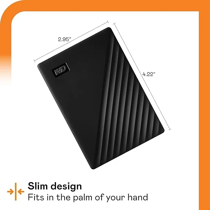 Зовнішній жорсткий диск 2.5" USB 5.0TB WD My Passport Black (WDBPKJ0050BBK-WESN) - мініатюра 6