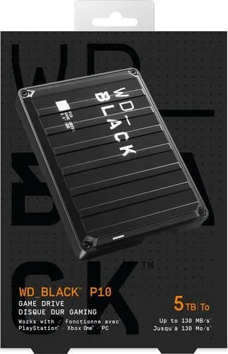 Зовнішній жорсткий диск 2.5" USB 5.0TB WD P10 Game Drive (WDBA3A0050BBK-WESN) - мініатюра 7