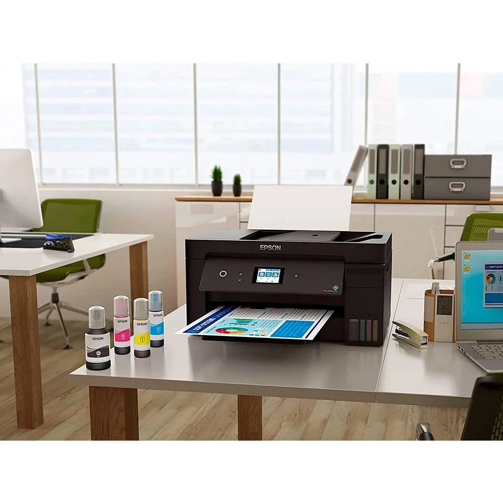 Багатофункційний пристрій А3 кол. Epson L15160 Фабрика друку з WI-FI (C11CH71404) - мініатюра 6