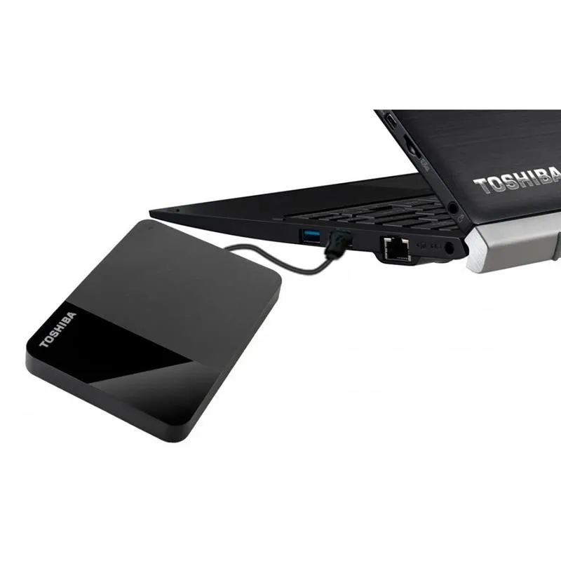 Зовнішній жорсткий диск 2.5" USB 2.0ТB Toshiba Canvio Ready Black (HDTP320EK3AA) - мініатюра 4
