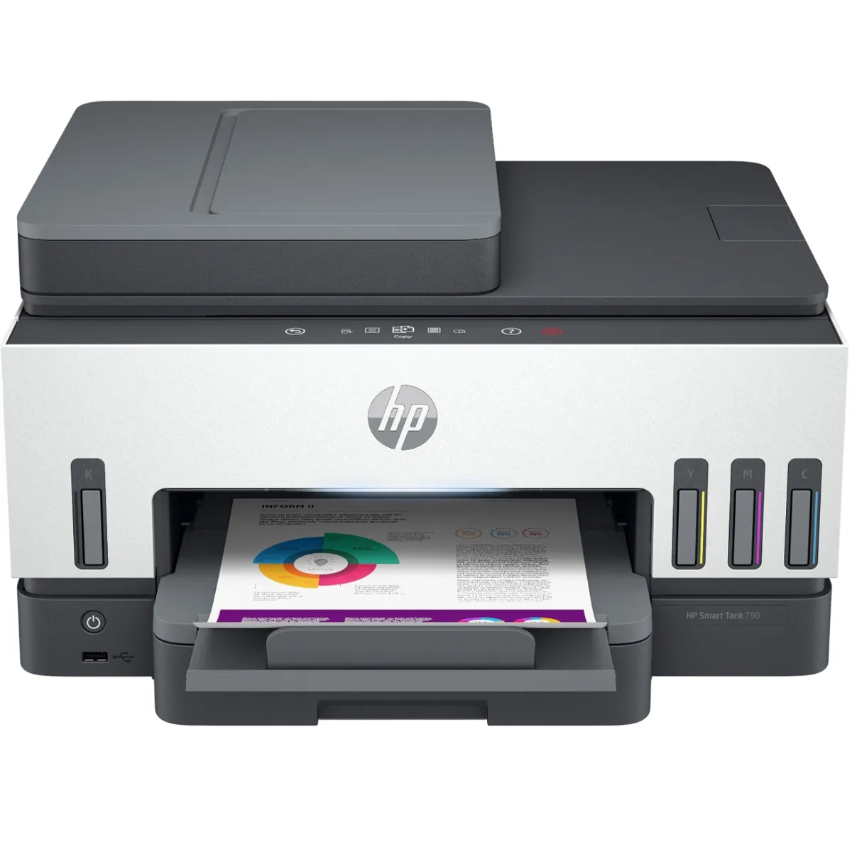 Багатофункціональний пристрій А4 кол. HP Smart Tank 790 з Wi-Fi (4WF66A) - мініатюра 3