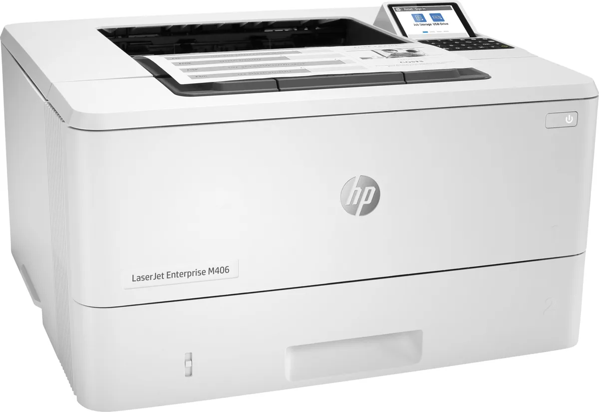 Принтер А4 HP LaserJet Enterprise M406dn (3PZ15A) - зображення 1