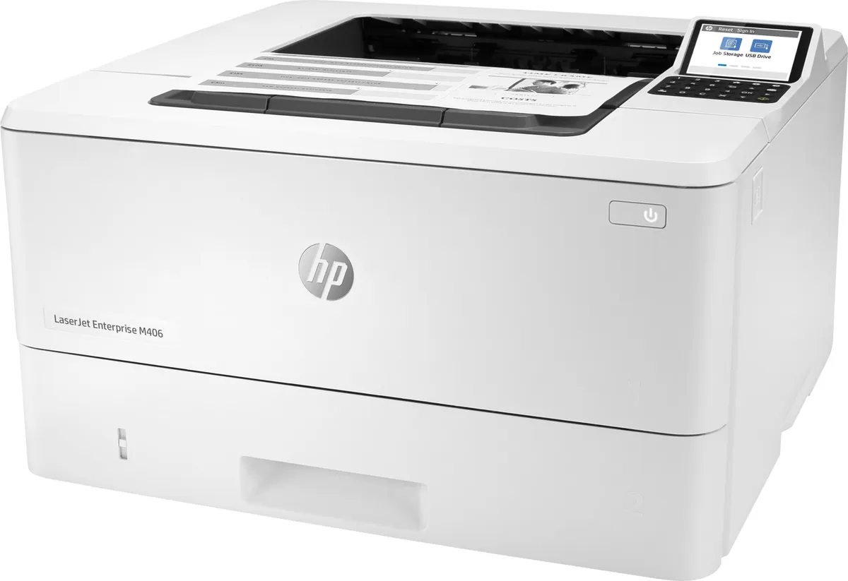 Принтер А4 HP LaserJet Enterprise M406dn (3PZ15A) - мініатюра 2