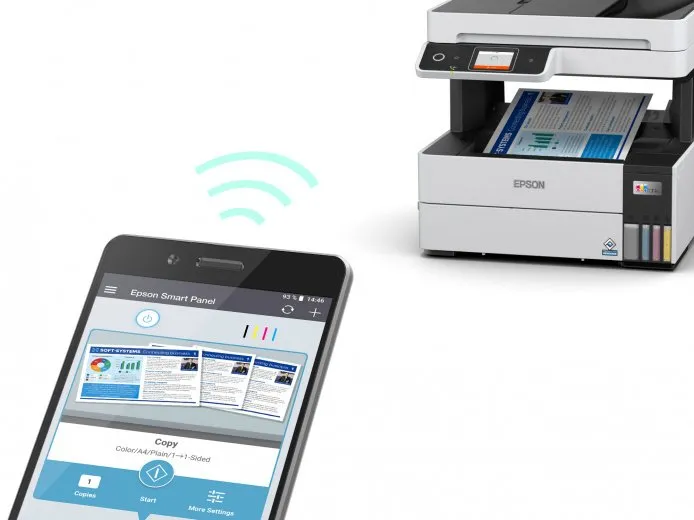 Багатофункціональний пристрій А4 кол. Epson L6490 з WI-FI (C11CJ88405) - мініатюра 2