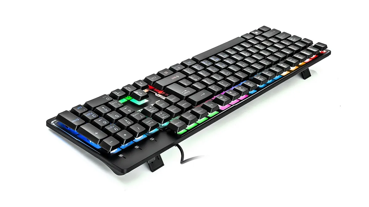 Клавіатура REAL-EL Comfort 7011 Backlit Ukr Black - мініатюра 4