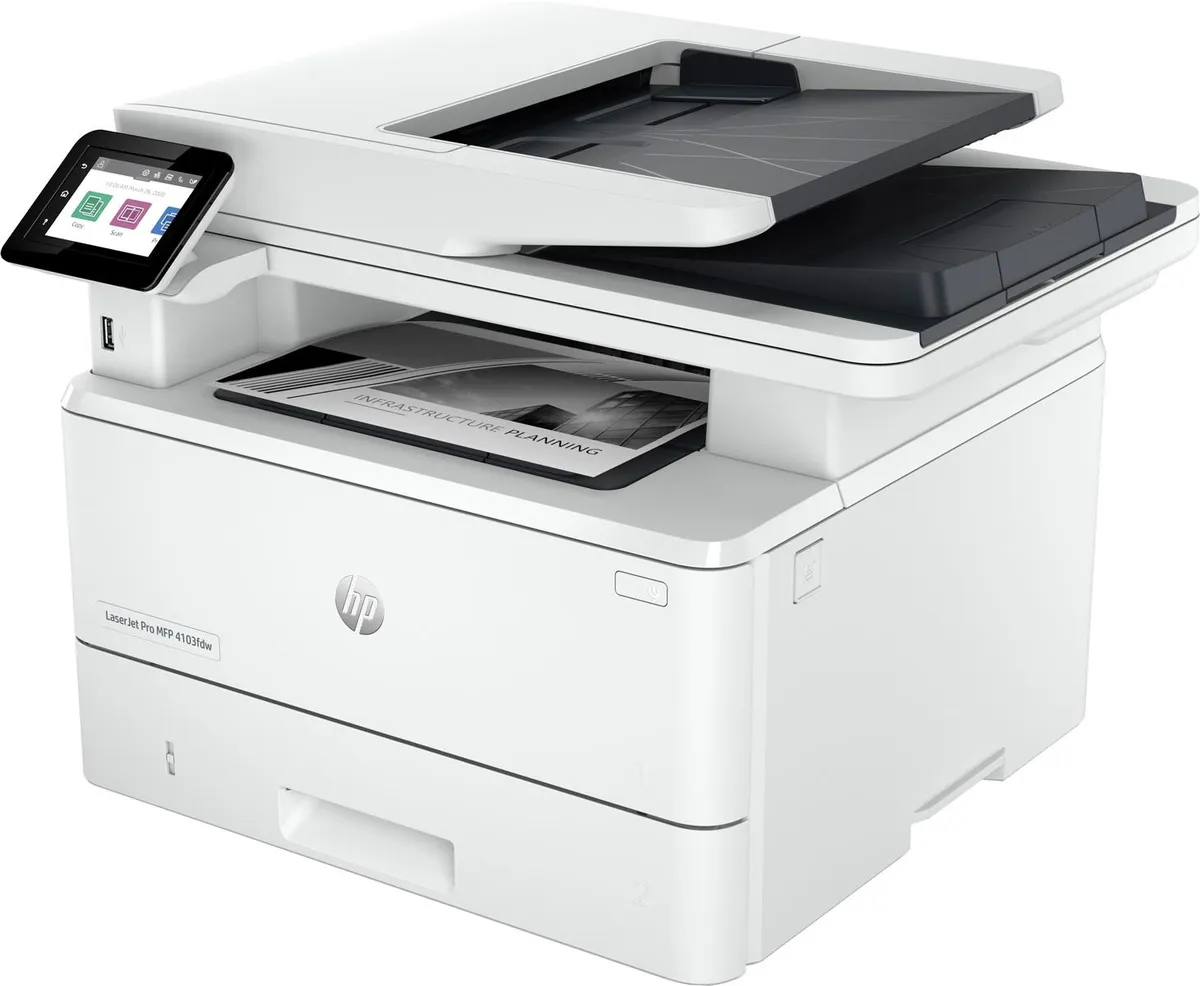 Багатофункціональний пристрій А4 HP LaserJet Pro 4103fdw з Wi-Fi (2Z629A) - мініатюра 3