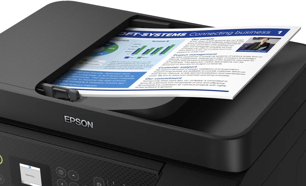 Багатофункціональний пристрій А4 Epson EcoTank L5290 Wi-Fi (C11CJ65407) - мініатюра 2