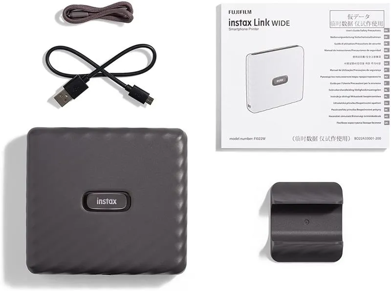 Принтер миттєвого друку Fujifilm Instax Link Wide Mocha Gray EX D (16719586) - мініатюра 2