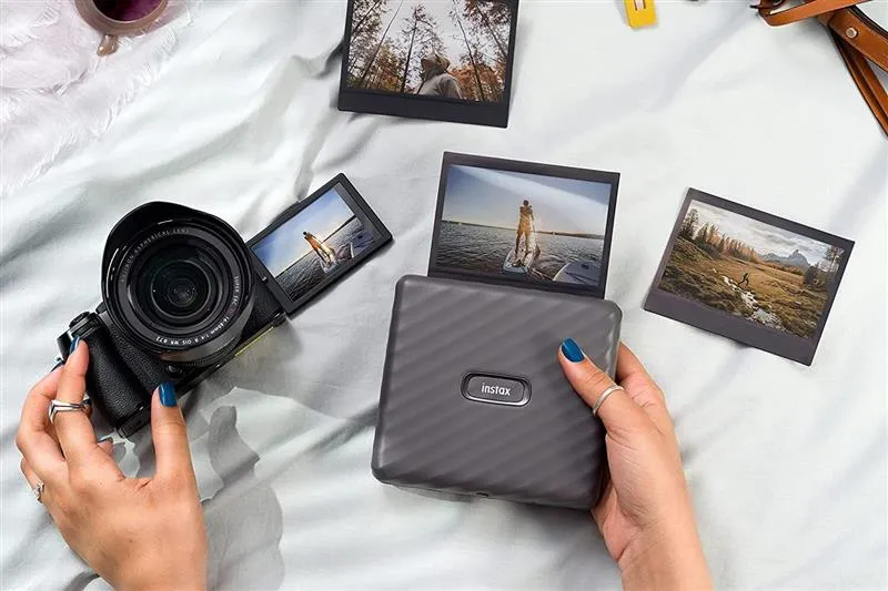 Принтер миттєвого друку Fujifilm Instax Link Wide Mocha Gray EX D (16719586) - мініатюра 3