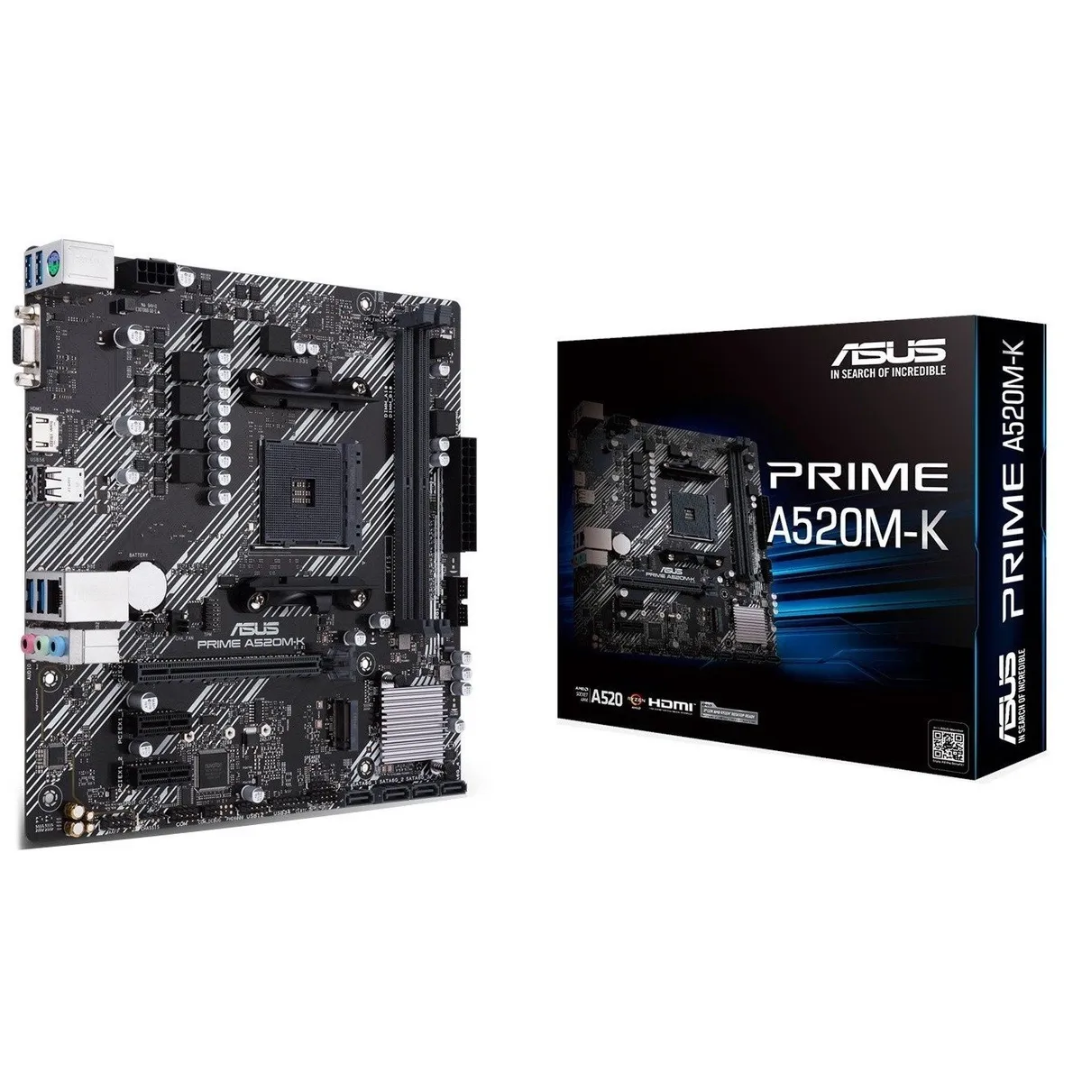 Материнська плата Asus Prime A520M-K Socket AM4 - мініатюра 5