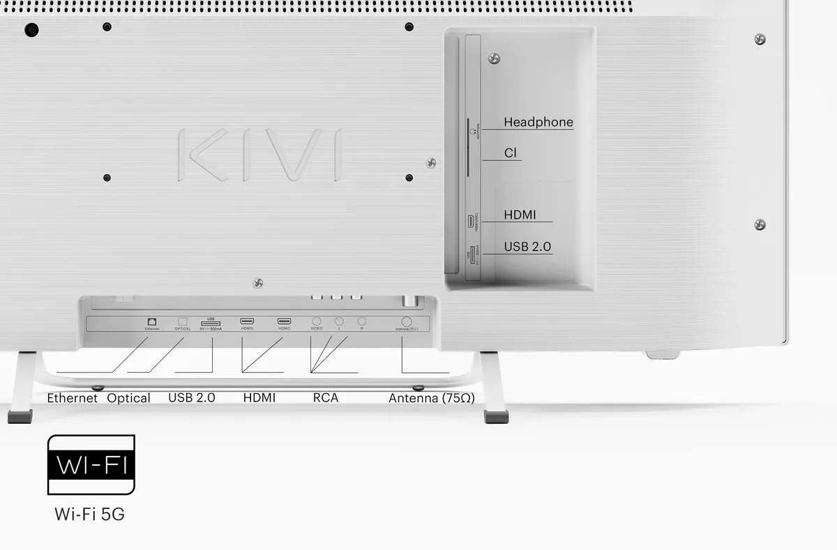 Телевізор Kivi 32F760QW - мініатюра 8
