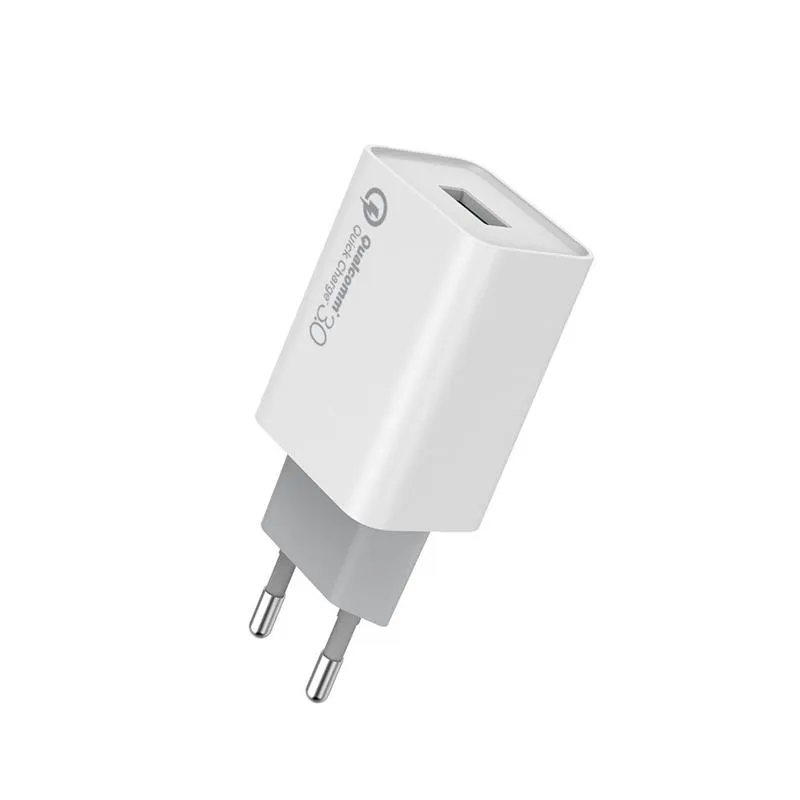 Мережевий зарядний пристрій ColorWay QC3.0 (1USBx3A) White (CW-CHS013Q-WT) - мініатюра 3