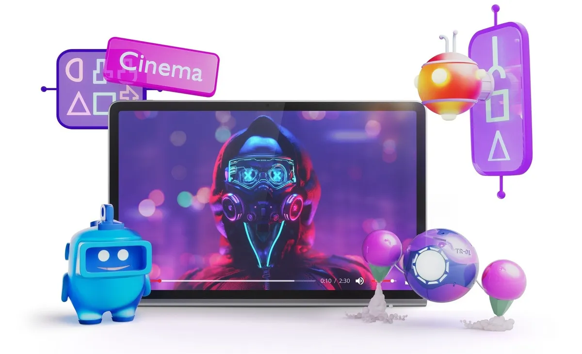Планшет Lenovo Tab Plus TB351FU 8/256GB Luna Grey (ZADX0043UA) - мініатюра 15