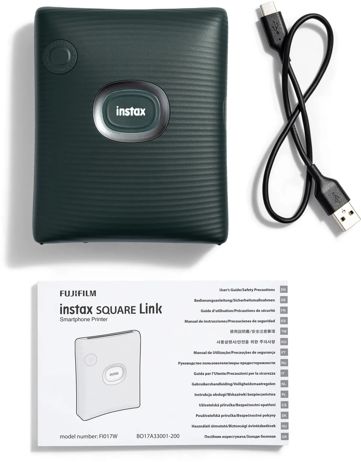 Принтер миттєвого друку Fujifilm Instax SQ Link Green (16785482) - мініатюра 9