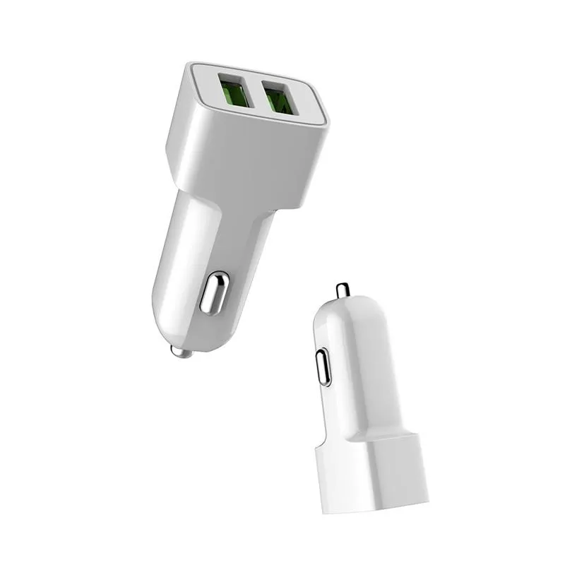 Автомобільний зарядний пристрій ColorWay (2USBх2.4A) AutoID White (CW-CHA009-WT) - мініатюра 5