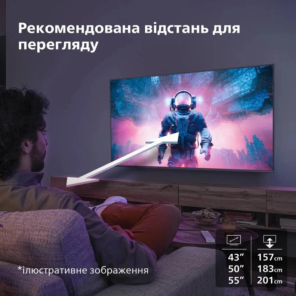 Телевiзор Philips 50PUS7609/12 - мініатюра 13