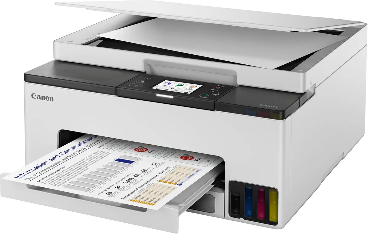 Багатофункційний пристрій А4 кол. Canon Maxify GX1040 Gray з Wi-Fi (6169C007) - мініатюра 2