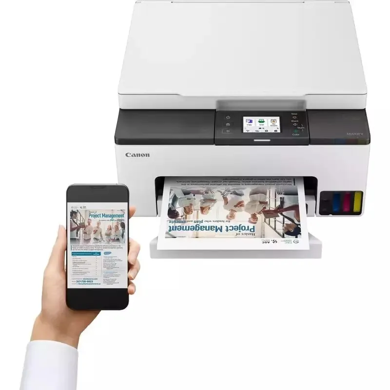 Багатофункційний пристрій А4 кол. Canon Maxify GX1040 Gray з Wi-Fi (6169C007) - мініатюра 8