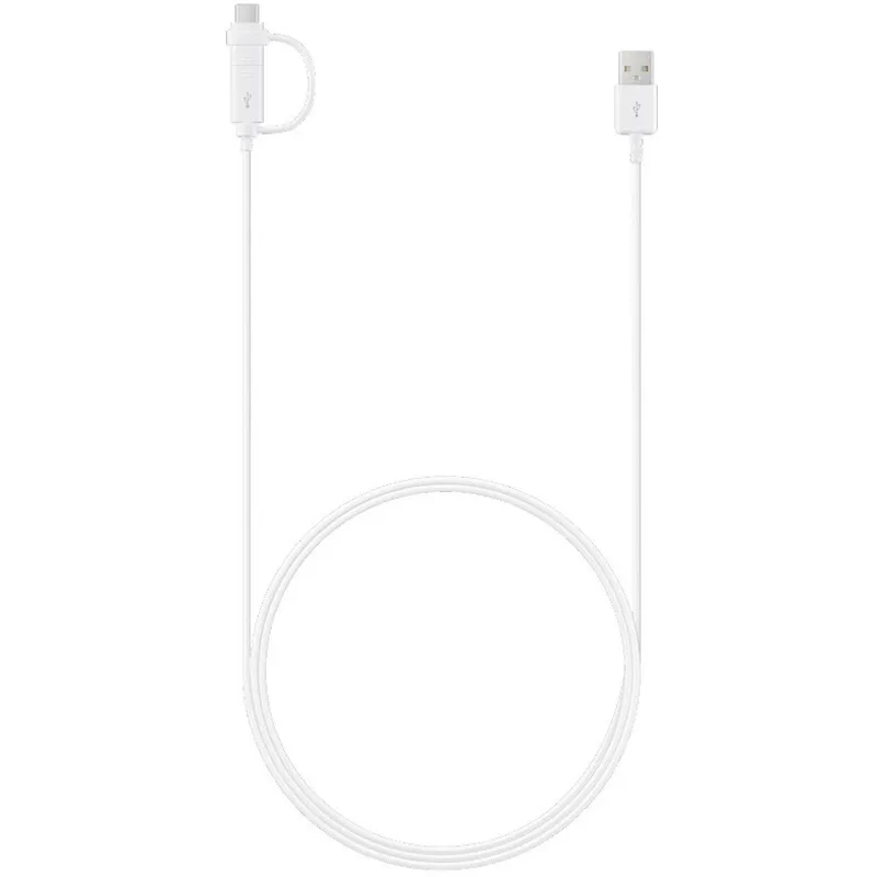 Кабель Samsung USB Type-C/microUSB - USB, (M/M), 1.5 м, White (EP-DG930DWEGRU) - зображення 1