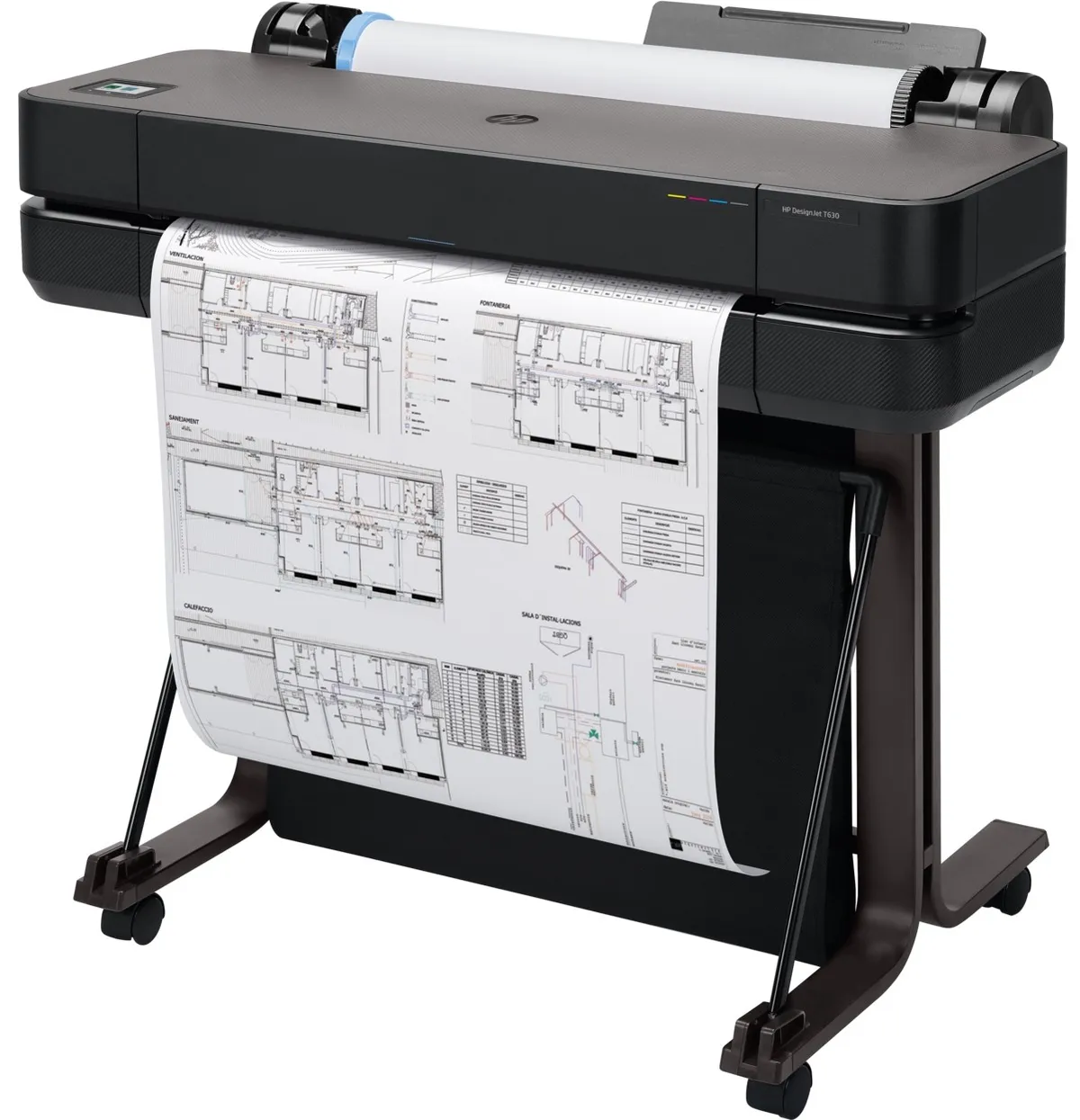 Принтер A1 HP DesignJet T630 з Wi-Fi (5HB09D) - мініатюра 2