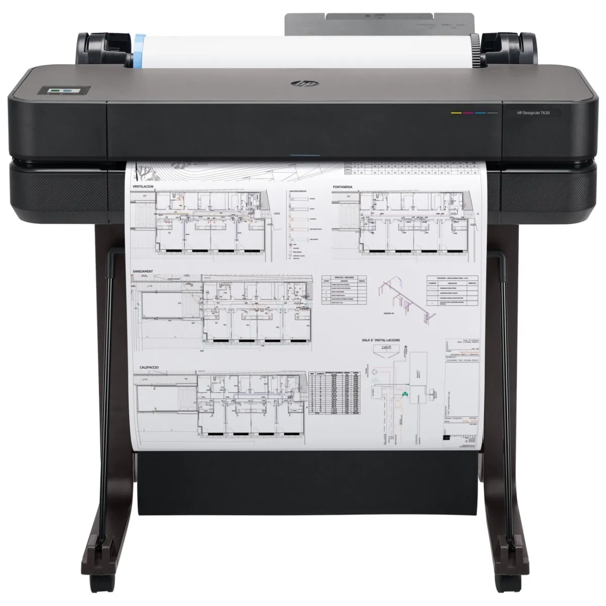 Принтер A1 HP DesignJet T630 з Wi-Fi (5HB09D) - мініатюра 3