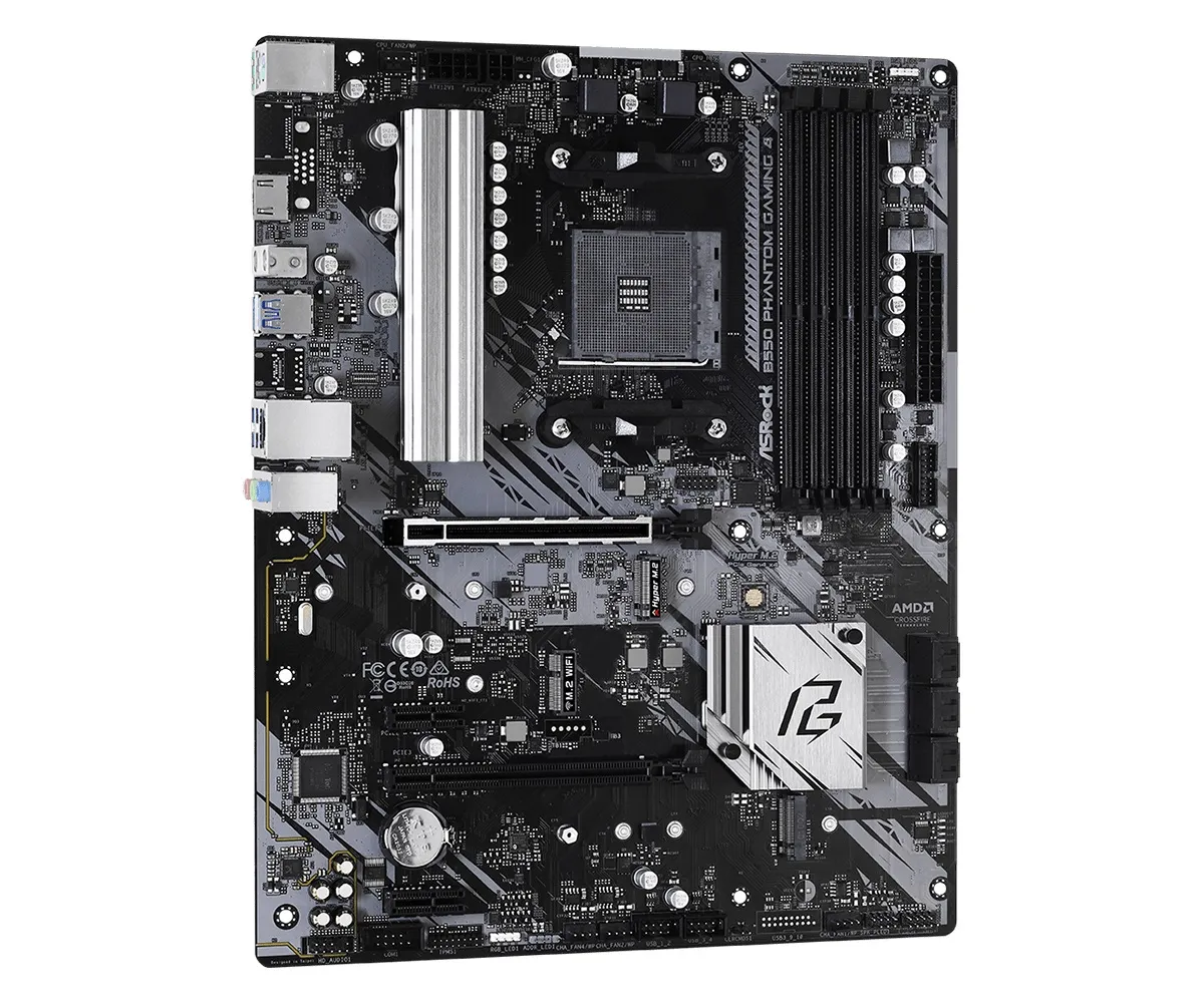Материнська плата ASRock B550 Phantom Gaming 4 Socket AM4 - мініатюра 3