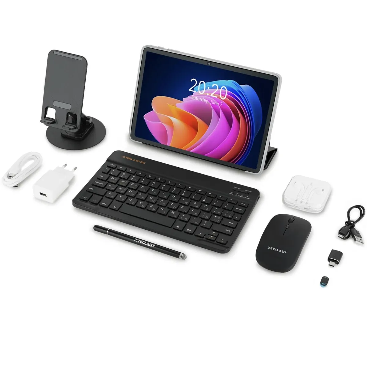Планшет Teclast P30T 4/128GB Gray (TLA002-KIT/TL-112279) + комплект аксесуарів - зображення 1