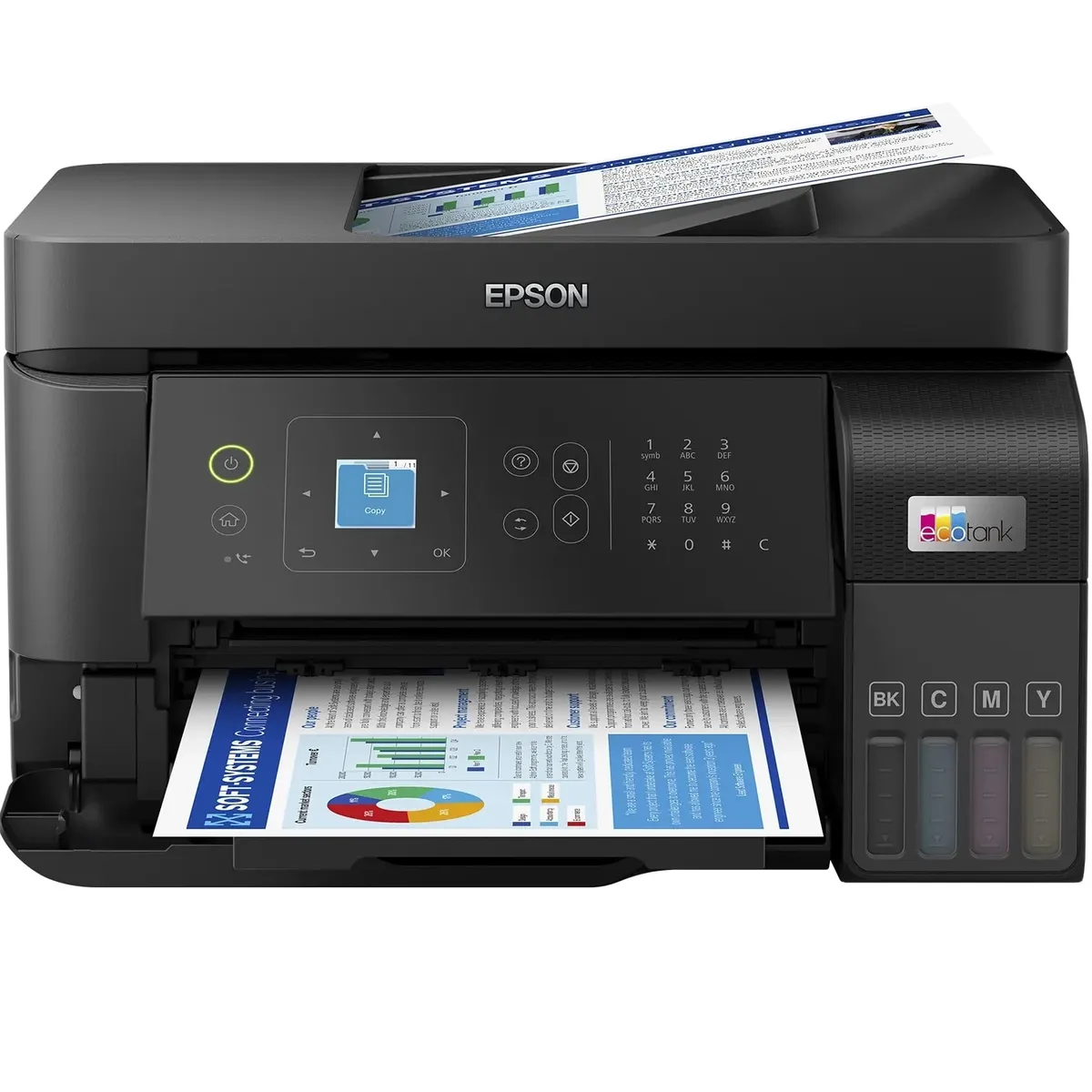Багатофункціональний пристрій А4 Epson EcoTank L5590 Wi-Fi (C11CK57404) - зображення 1