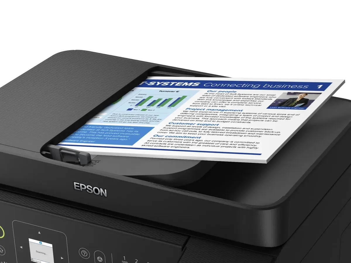 Багатофункціональний пристрій А4 Epson EcoTank L5590 Wi-Fi (C11CK57404) - мініатюра 4